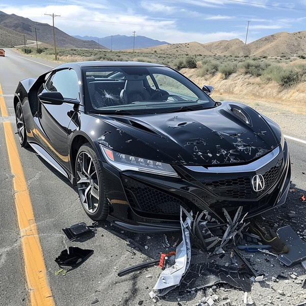 Acura car accident in Columbus, Ohio