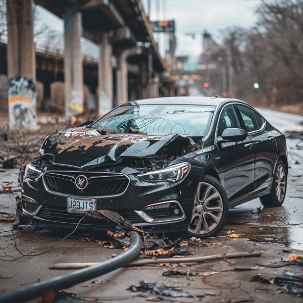 Buick car accident in Columbus, Ohio