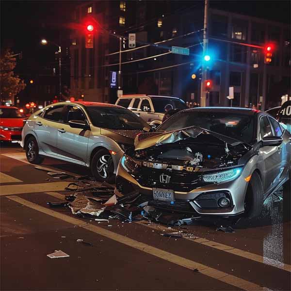 Honda collision accident in Columbus, Ohio
